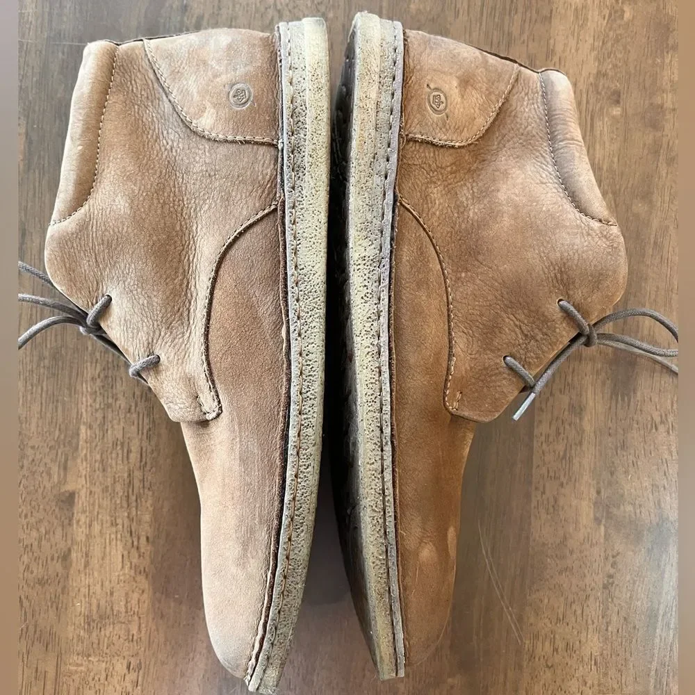 Born brown suede